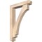 Ekena Millwork Imperial Arts and Crafts Smooth Bracket w/ Offset Brace, Douglas Fir, 5 1/2"W x 28"D x 40"H BKT0604X28X40IMP03SDF - alternate 1